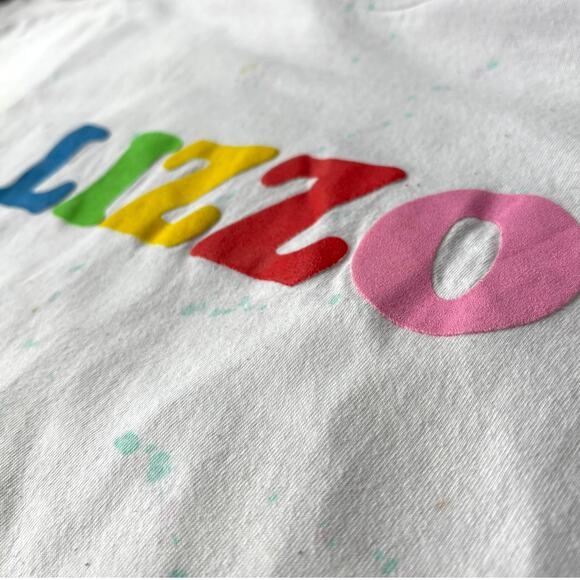“U R Special” rainbow puff‑print graphic tee white M Unisex - Picture 6 of 9